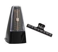 ibasenice 1set Mechanical Metronome for Piano Guitar Guzheng Violin Music Book Clip Tuning Modes and Rhythm Development Tool for Beginners