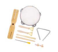 ibasenice 1set Musical Toys for Toddlers Natural Percussion Instruments Kit to Creativity and Listening Skills for Early Learning and Birthday