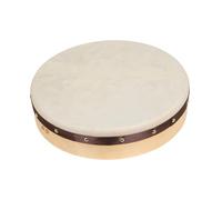 ibasenice 1Set Professional Sheepskin Hand Drum with Drumstick Delicate Percussion Instrument for Performances Parties and Music Festivals