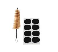 ibasenice 1set Saxophone Tooth-pad Brush Set Portable Bristle Brush Tooth Pads for Sax Mats Easy to Use Cleaning Accessories for Saxophone Maintenance