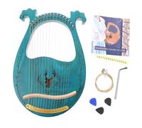 ibasenice 1set String Metal String Lyre Harp Portable Instrument for Beginners Tuning Color for Music and Creative Play