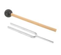 ibasenice 1set Tuning Forks Hammer Mallet Multifunctional Musical Tuning Tool for Guitar Piano Violin Relaxation Exercises Ergonomic Design for Home and Yoga
