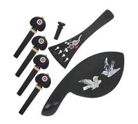 ibasenice 1set Violin Accessories Tailpiece Chin Rest and Pegs Essential Repair Kit for Enhancing Violin Performance and Aesthetics for Musicians