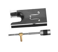 ibasenice 1set Violin Bow Frog with Screw Practical Replacement Parts for Beginners for Home and Music Classroom Use Excellent Balance and Weight Distribution