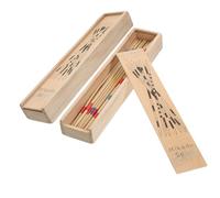 ibasenice 2 Boxes Wooden Educational Counting Sticks Random Color Portable Learning for Logical Thinking and Interactive Mathematical Intelligence Game for Early Development and Random Color