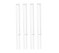 ibasenice 2 Pairs Acrylic Music Stand Page Clips Sheet Music Holder Clips and Composers