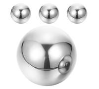 ibasenice 2 Pairs Baoding Balls Massage Balls Stainless Steel Smooth Calming Massage Experience for Dexterous Exercises and Relaxation Suitable for Beginner and Advanced Users