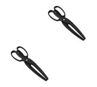 ibasenice 2 pcs Fish Gripper Holder Durable Fish Clamp for Freshwater Saltwater Fishing Non Slip Grip Fishing Accessory Black Plastic Design for Easy Handling
