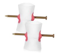 ibasenice 2 Pcs Halloween Trick Props Fake Finger with Nail Plastic Material Highly Realistic Scary Prank Toys Comfortable Fit and Easy to Use for Trick Shows and Fool's Days