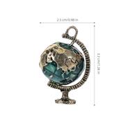 ibasenice 2 Pcs Mini Globe Dollhouse Decor Simulation Globe Model Ornament for Dollhouse Accessories Small Desktop for and Home Display