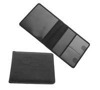 ibasenice 2 Pcs PU Leather Car Document Holder Car Registration and Insurance Card Organizer Compact Social Security Card Protector for Travel and Vehicle Paperwork