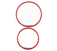 ibasenice 2 pcs Shake Drum Metal Bead Wave Sound Musical Instruments for Educational Music