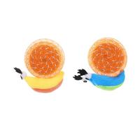 ibasenice 2 Pcs Snail Shape Cat Grinding Claw Interactive Indoor Cat Teaser for Kittens Enhance Playtime and Stimulate Curiosity Random Color
