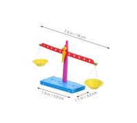 ibasenice 2 Pcs Stem Education Balance Scale for DIY Assembly Science Experiment Kit Accurate Measurement Easy to Use and Assemble Interactive Learning Plaything for Home and Classroom