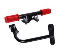 ibasenice 2 Pcs Sturdy Bike Back Seat Armrests Convenient Cycle Handrails Practical Durable Accessories for Bikes Black