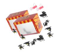 ibasenice 2 Set Kids Shadow Puppets Theater Kit Handmade Craft Toy for Interactive Storytelling and Educational Play Creative Puppet Show for Children Random Color