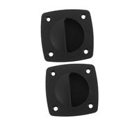 ibasenice 2 Set Nylon Square Flush Pull Handle for Hatch Easy Installation Boat Latch for Deck Covers and Floor Panels Sleek Design for Yacht and Rv Accessories