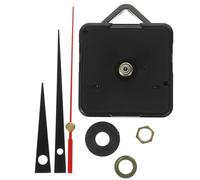 ibasenice 2 Sets Black Plastic Clock Movement Repair Parts for DIY