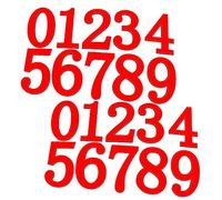 ibasenice 2 Sets Diy Wooden Numbers Educational Math Toys Decorative Numbers for Boys and Girls Unfinished Craft Ornaments Math Learning Tools