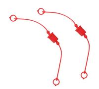 ibasenice 2 Sets Hydraulic Cap and Plug Kit with One Male Cap and One Female Per Set Lightweight Plastic Protective Covers for Construction and Agriculture Use 1/2 Size Hydraulic Quick