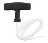 ibasenice 2 Sets Lawn Mower Pull Cord Handle 1.2m Sturdy 4mm Rope Replacement for Grass Trimmer Chainsaw Starter, Universal Lawn Mower Recoil Starter Accessories for Outdoor Power Tools