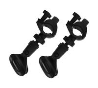 ibasenice 2 Sets Plastic Mic Clip for Stand Compact Microphone Clamp with Rotatable Holder, for Public Speaking and On-the-go Use