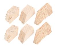 ibasenice 2 Sets Replacement Fiddlestick Wedges for Cello and Violin Bow Plugs, Professional Plastic Wooden Parts, Comfortable to Use, for Advanced Players