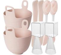 ibasenice 2 Sets Silicone Face Mask Mixing Bowl Kit Facial Mask Mixing Stick at Home Healthy Sturdy Material for Women Skincare Tools