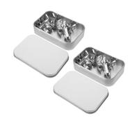 ibasenice 2 Sets Stainless Steel Guitar Finger Picks with Stylish Storage Box Thumb Covers for Acoustic Guitar Ukulele Banjo Enhance Sound Clarity and Precision for Musicians