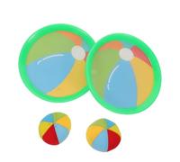 ibasenice 2 Sets Toss and Catch Ball Game for Lightweight Sticky Paddle with Soft Ball Promotes Hand-eye Coordination and Group Play Safe Outdoor and Indoor Activity for Preschoolers