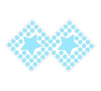 ibasenice 2 Sheets Glow in The Dark Wall Stickers, Luminous Star and Dot Decals Made of PVC, Easy to Stick and Peel, Leaving No Sticky Residue, for Decorating Your Nursery Room Or