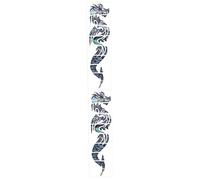ibasenice 2 Sheets Guitar Fret Inlay Stickers for Fretboard Self-adhesive Fretboard Decals Guitar Fret Inlay Decals for Electric Bass Musical Instrument Decoration