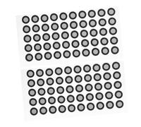 ibasenice 2 Sheets of 3D Scanner Reflective Marker Points Tear-Resistant High Reflectivity Dots 0.15mm Thickness for Scanning Reference Targets Lightweight and Portable