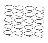 ibasenice 20 Pcs Acoustic Guitar Binding Strips Abs Material 1650x6x1.5mm Black Purfling Edging Repair Strips Suitable for Classical Guitar Diy Instrument Accessories