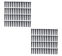 ibasenice 200pcs Ballad Guitar Bridge String Nails Pin Studs for Acoustic Guitar String Pegs