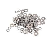 ibasenice 200pcs Guitar Nuts and Washers for Bridge Parts Fasteners for Music Electronics Machinery and Model Cars