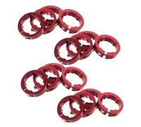 ibasenice 20pcs Alloy Handle Clamping Rings for Bicycle Grips Mountain Bike Handlebar Clamp Kit Installation Non-Slip Metal Retaining Clips for Road and Handlebars