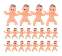 ibasenice 20pcs Angel Doll Doll Ornament for Babies Mini Dolls Babies Dolls Plastic Babies Plastic Accessories Small Babies Decors