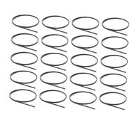 ibasenice 20pcs Black Abs Guitar Purfling Strips Binding Edge Trim for Classical Ukulele 1650 * 6 * 1.5mm Decorative Inlay Strips Easy Installation Guitar Accessories