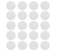 ibasenice 20pcs Compressed Towel Disposable Facial Mask Sheets Pure Cotton Non-woven Fabric Strong Load Capacity Moisture Absorption for Traveling DIY Skin Care