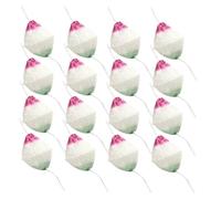 ibasenice 20pcs Double- Outdoor Lantern Mantles for Gas and Kerosene Lamps Stable Combustion Fine Mesh for Reduced Smoke Wind-resistant Camping Lamp Replacement Accessories
