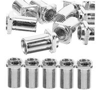 ibasenice 20pcs Drum Swivel Nuts M5 5mm Iron Tom Lug Replacement Parts for Floor Drum Spare Accessories Snare Hardware Kit