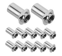 ibasenice 20pcs Drum Swivel Nuts Snare Drum Replacement Parts for Tom Lug and Cymbal Stand Accessories Essential for Drummers