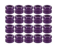 ibasenice 20pcs Guitar Bridge Beads Precision String Tie Beads for Strings Traditional Spanish Guitars Metal Beaded Tail Components for Acoustic Replacement Parts