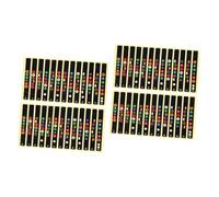 ibasenice 20pcs Guitar Fretboard Stickers Note Map Labels for Acoustic Electric Guitars Easy to Install Black Decals for Learning Chords and Scales