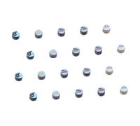 ibasenice 20pcs Guitar Inlay Dot Markers Fretboard Position Indicators for Electric Acoustic Ukulele and Bass Easy to Apply and Remove and Lightweight Music Accessory