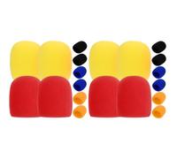 ibasenice 20pcs Handheld Microphone Windscreen Covers Thick for Karaoke Reduces Noise Sound Quality