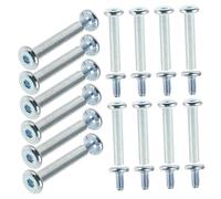 ibasenice 20pcs Inline Skates Screw Repair Kit Durable Roller Skating Shoes Wheel Axle Screws for Adult and Easy Installation and Corrosion Resistant Roller Skate Accessories