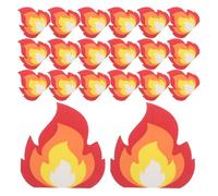 ibasenice 20pcs Large Red Fire Truck Party Napkins with Fire Pattern Decor, Tissue Material for Bonfire Night and Firefighter Birthday, Disposable Themed Party Napkins for Stress-Free