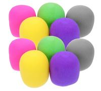 ibasenice 20pcs Mic Covers Sponge Handheld Microphone Protective Shields for Ktv Studio Use Mic Covers for Microphones